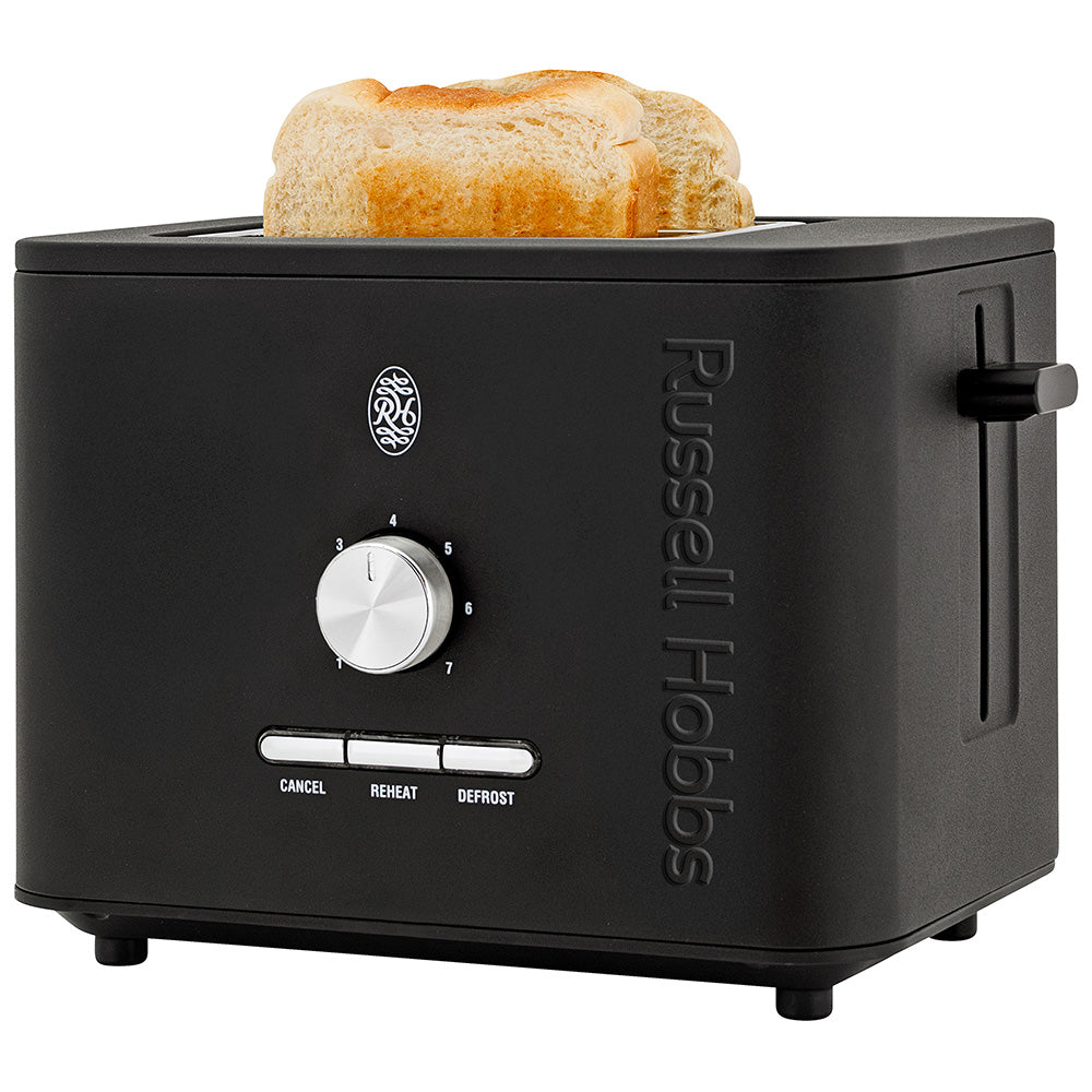 Russell Hobbs Nexus Black Stainless Steel 2 Slice Toaster