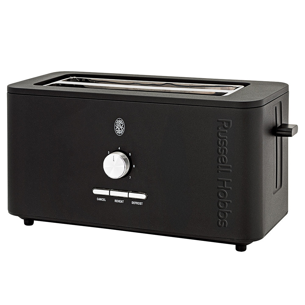 Russell Hobbs Nexus Black Stainless Steel 4 Slice Toaster