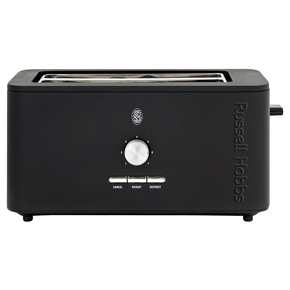 Russell Hobbs Nexus Black Stainless Steel 4 Slice Toaster