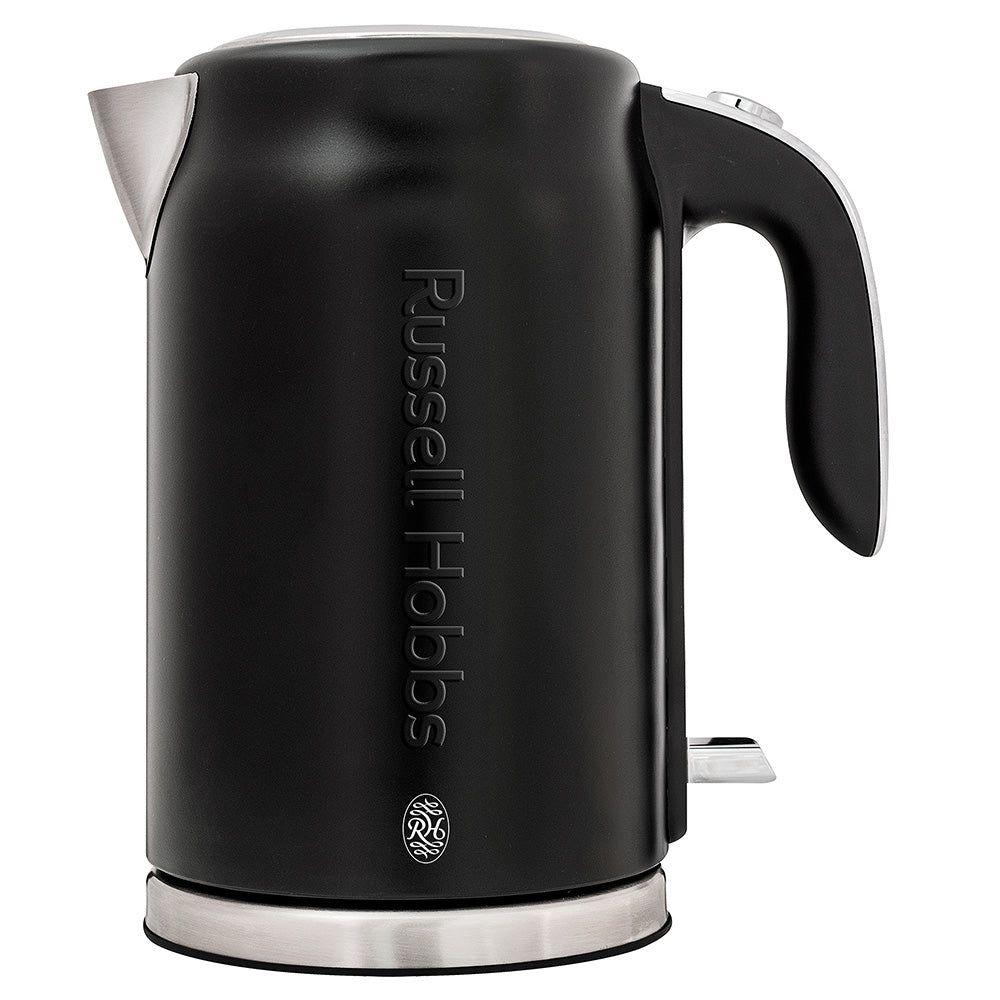 Russell Hobbs Nexus Black Stainless Steel Cordless Kettle, 1.7L