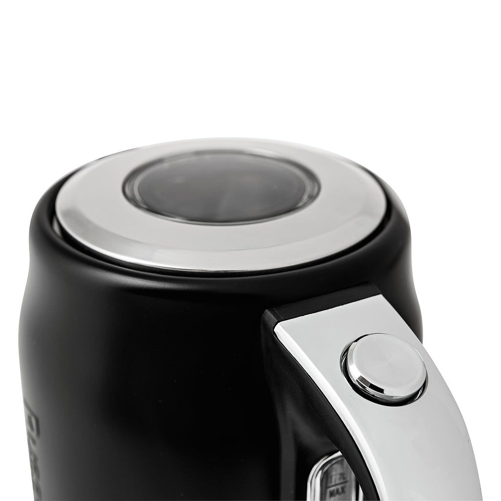 Russell Hobbs Nexus Black Stainless Steel Cordless Kettle, 1.7L