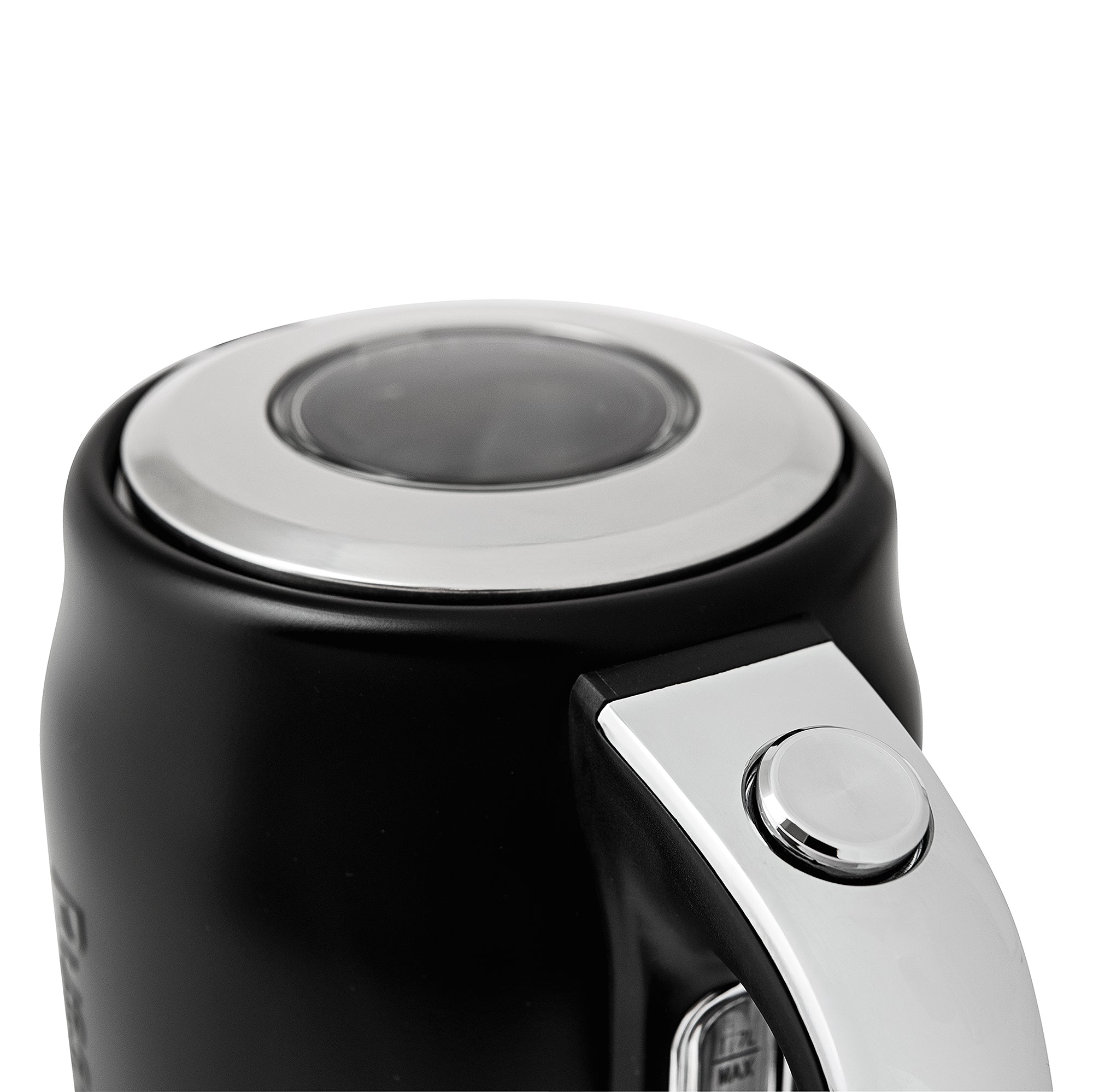 Russell Hobbs Nexus Black Stainless Steel Cordless Kettle, 1.7L