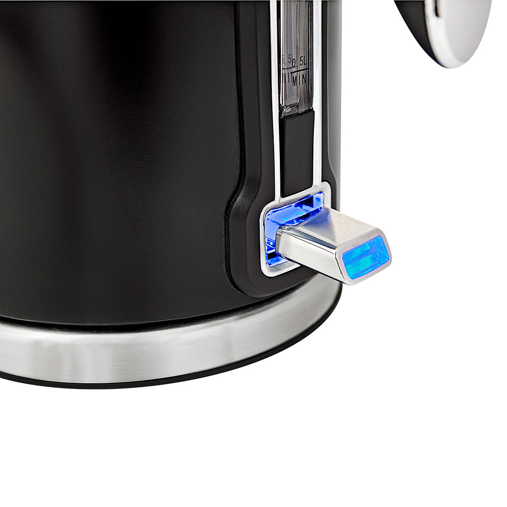 Russell Hobbs Nexus Black Stainless Steel Cordless Kettle, 1.7L
