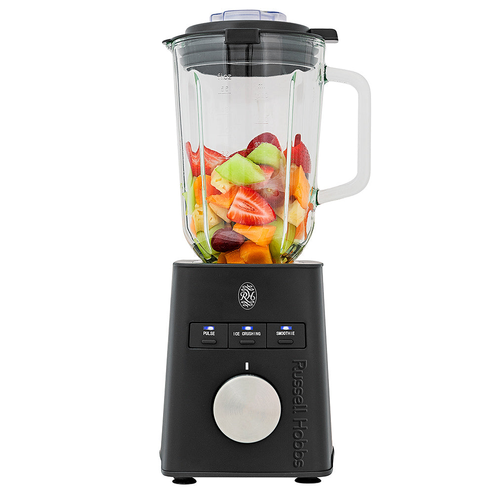 Russell Hobbs Nexus Black Stainless Steel Glass Jug Blender, 1.5L
