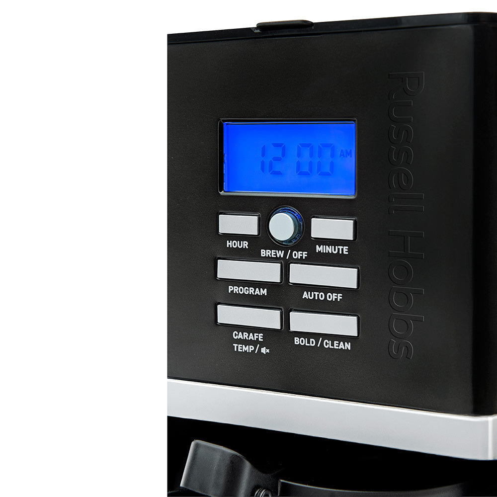 Russell Hobbs Nexus Black Stainless Steel Digital Coffee Maker