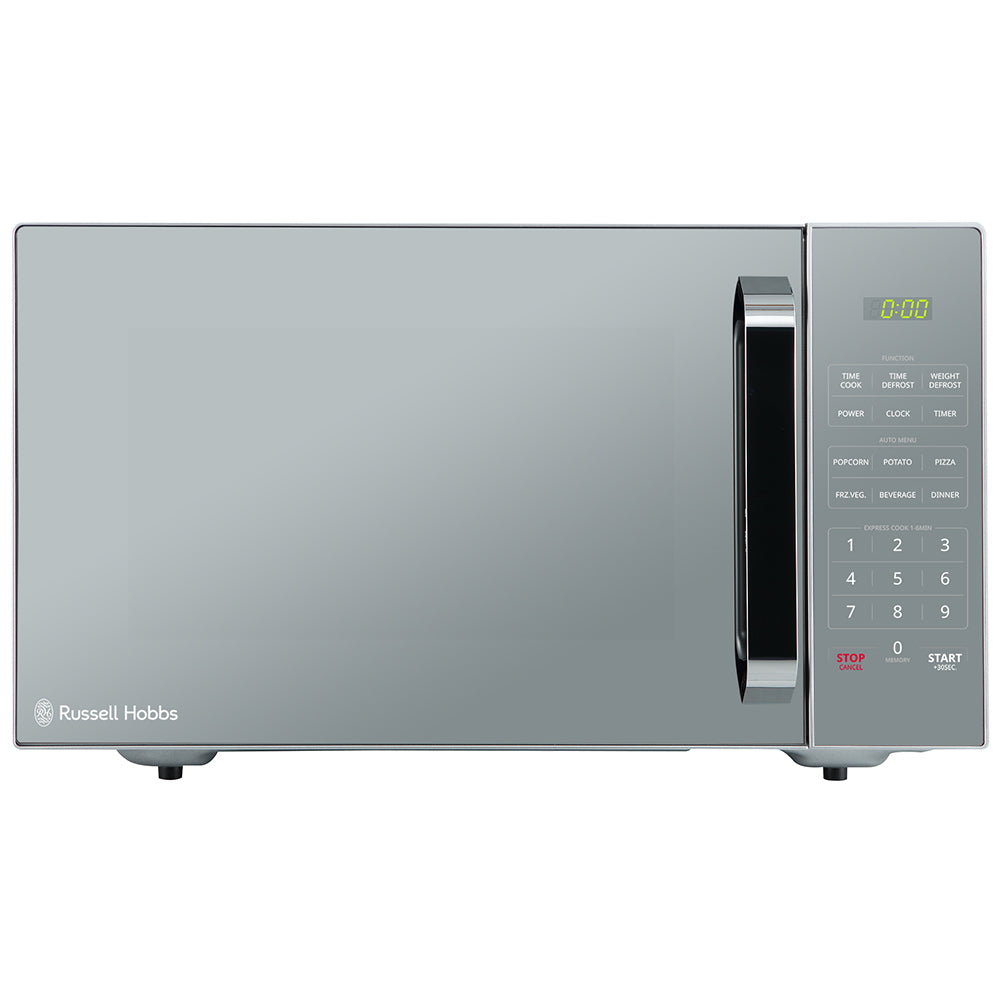 Russell Hobbs Electronic Silver Mirror Microwave Oven, 45L