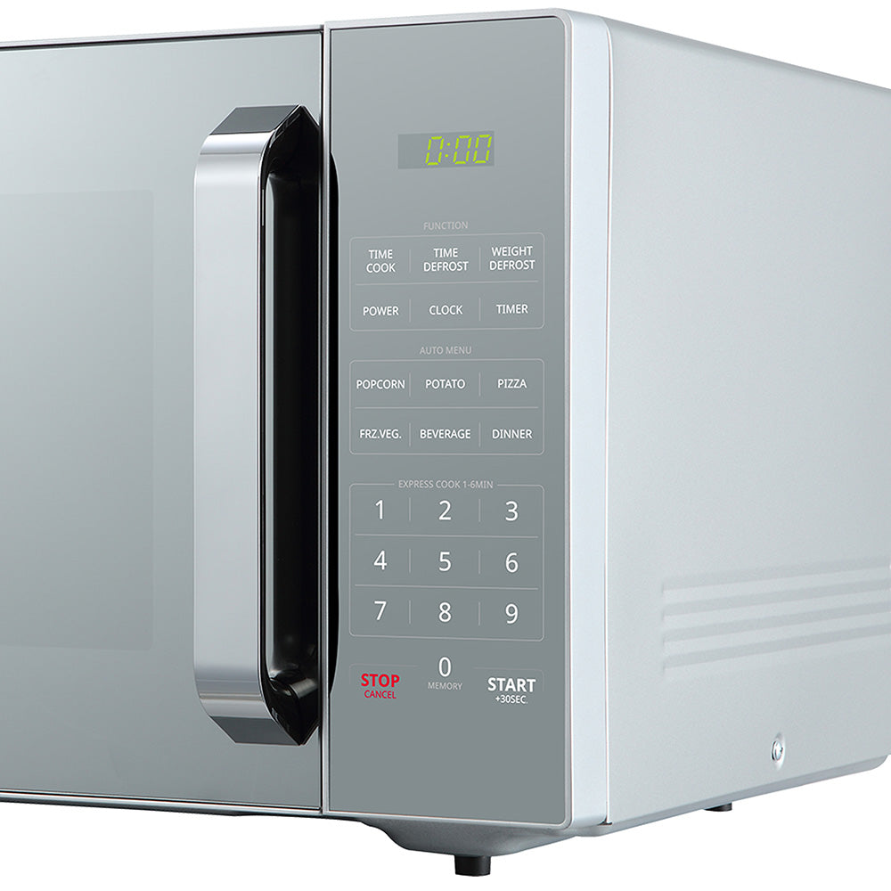 Russell Hobbs Electronic Silver Mirror Microwave Oven, 45L
