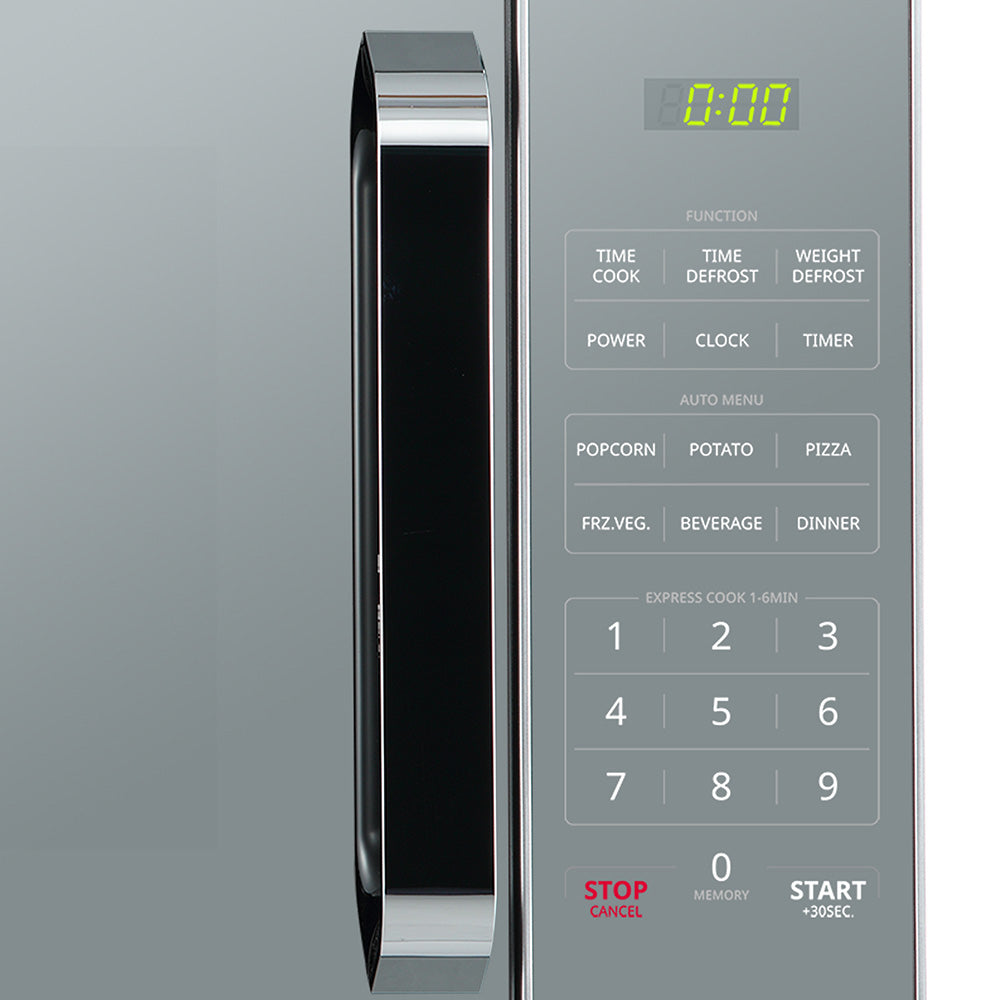 Russell Hobbs Electronic Silver Mirror Microwave Oven, 45L