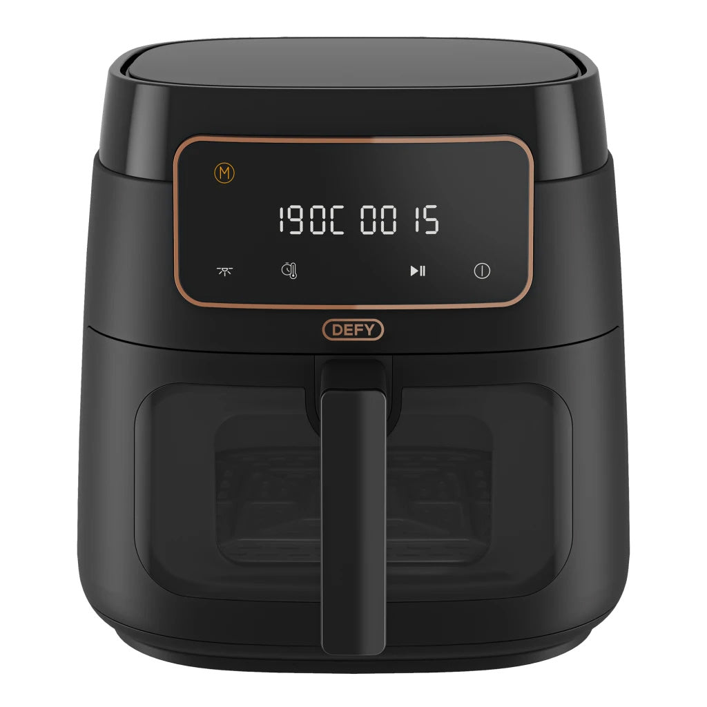 Defy Black Electronic Airfryer with Clearcook Window, 7.6L