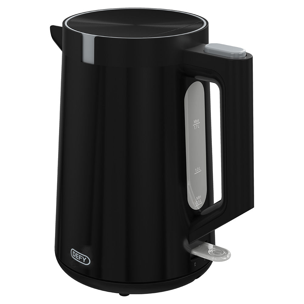 Defy Piano Black Glow Cordless Kettle, 1.7L
