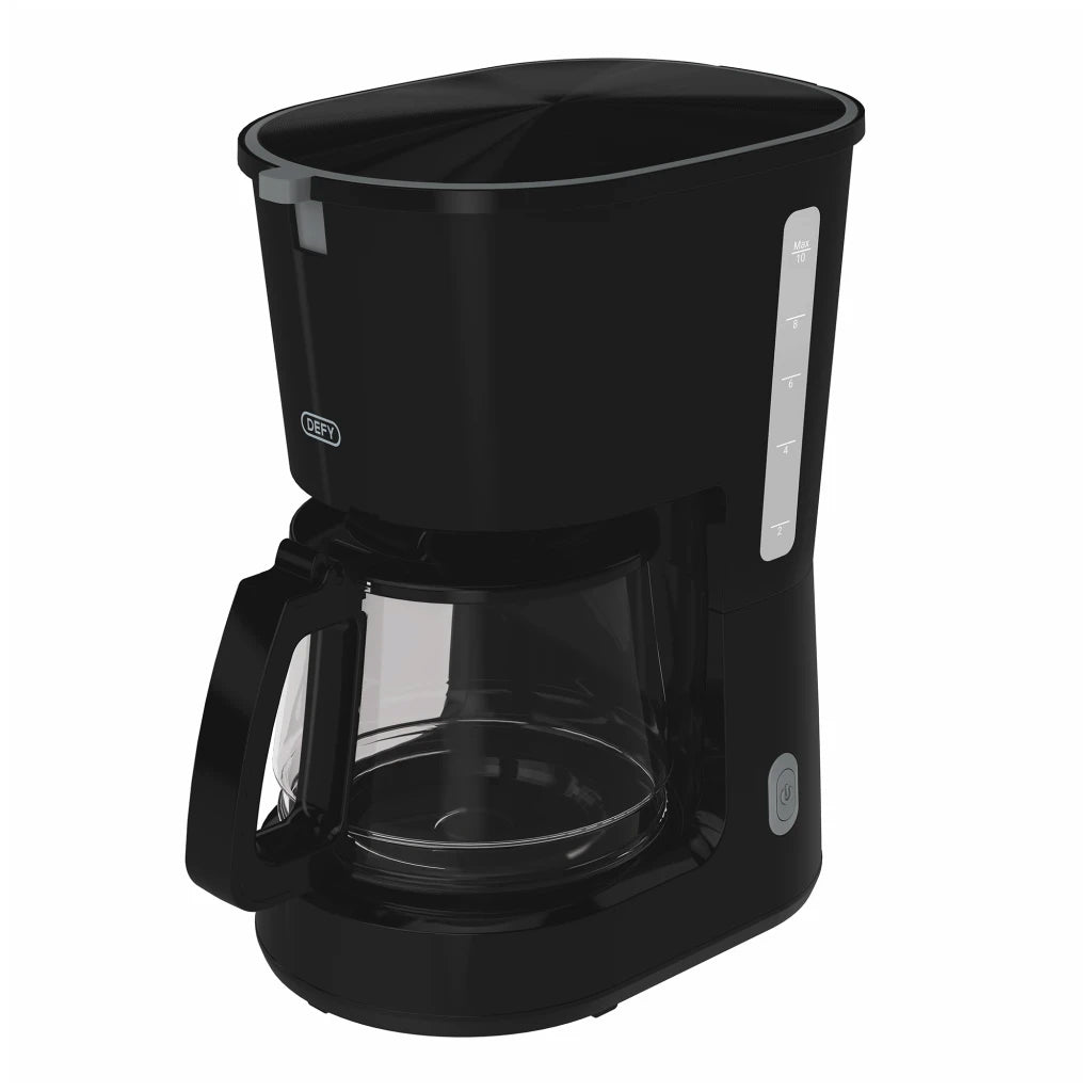 Defy Black Glow Filter Coffee Maker, 1.25L