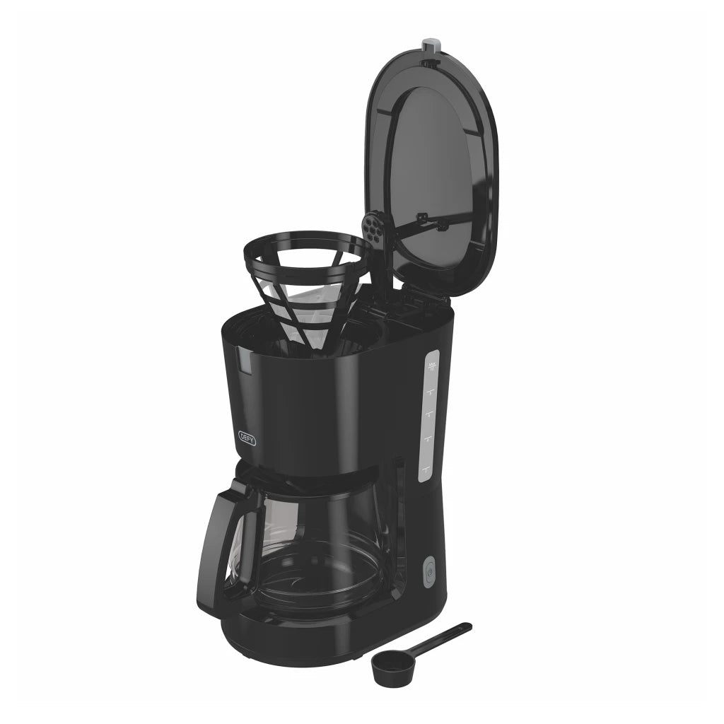 Defy Black Glow Filter Coffee Maker, 1.25L