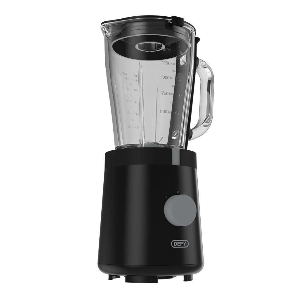 Defy Piano Black Glass Jug Blender, 1.5L