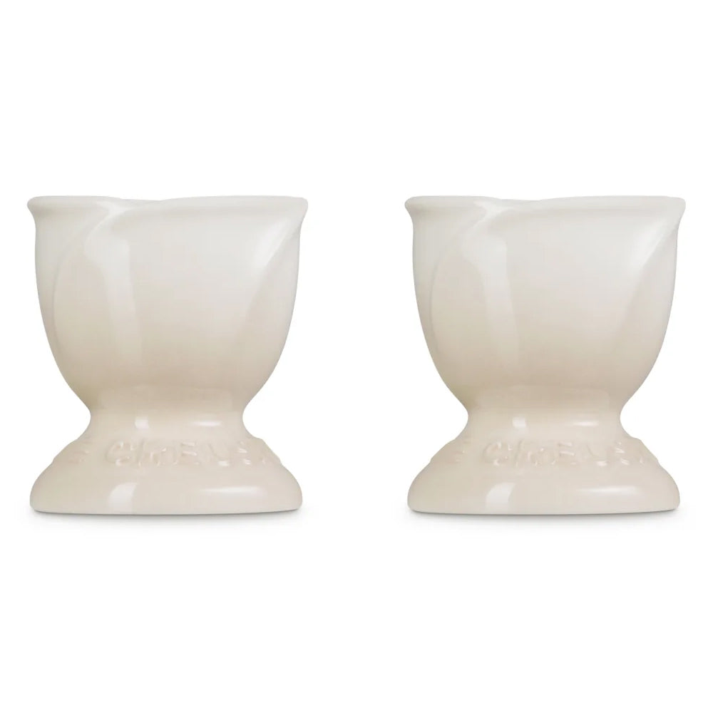 Le Creuset La Collection Jardin Stoneware Footed Egg Cups, Set of 2