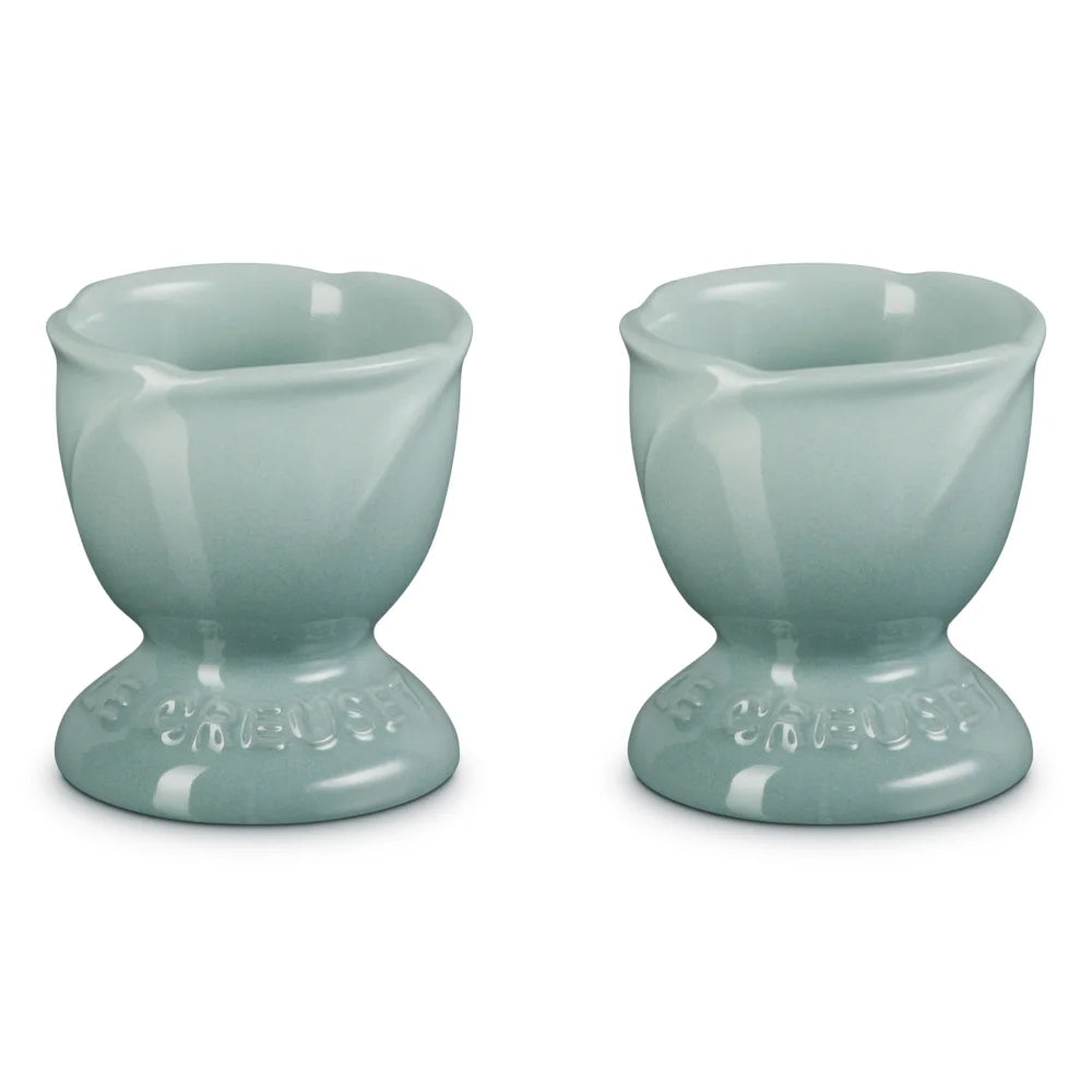 Le Creuset La Collection Jardin Stoneware Footed Egg Cups, Set of 2