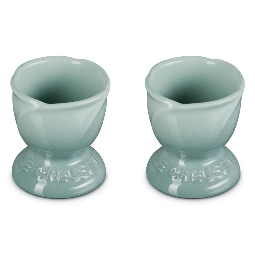 Le Creuset La Collection Jardin Stoneware Footed Egg Cups, Set of 2