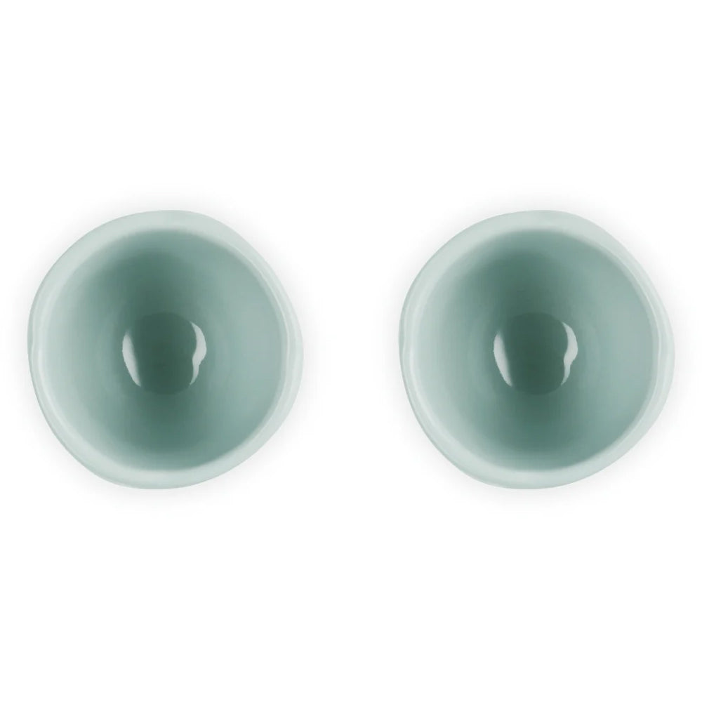 Le Creuset La Collection Jardin Stoneware Footed Egg Cups, Set of 2