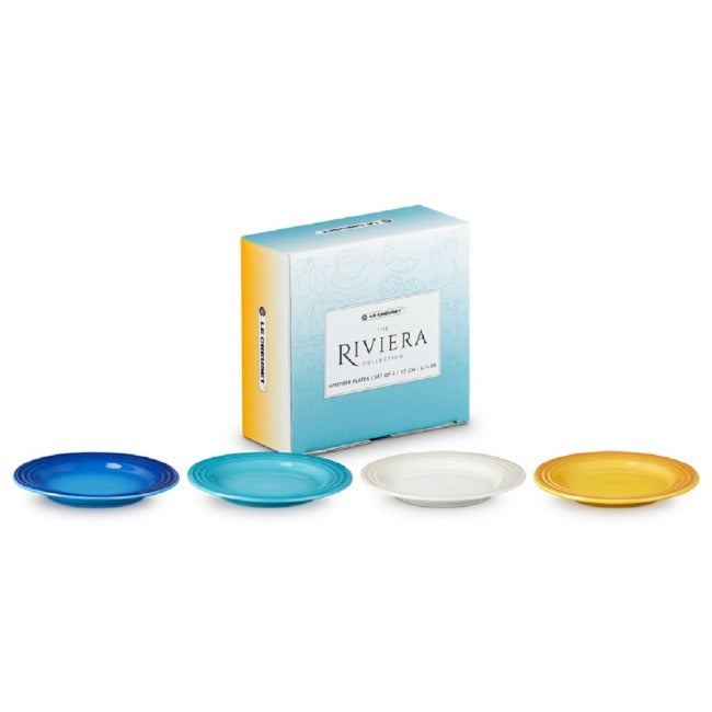Le Creuset Riviera Collection Tea Plates, Set of 4