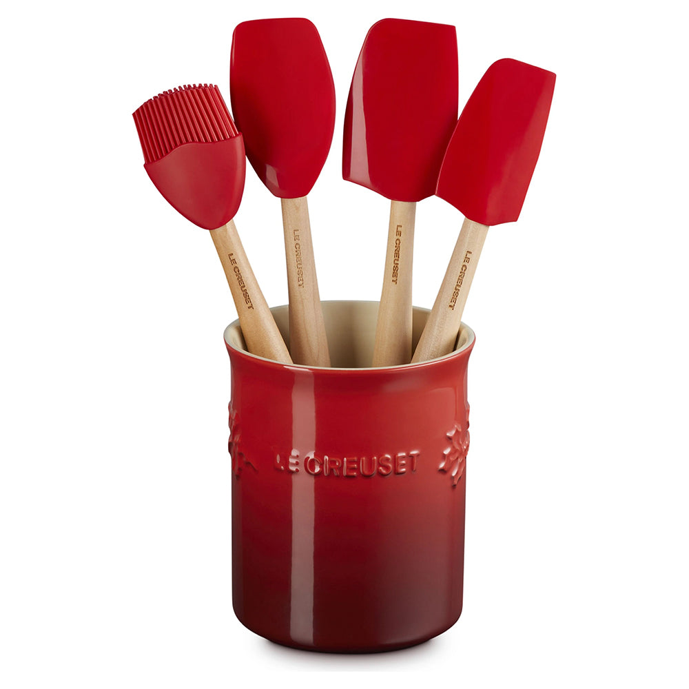 Le Creuset Holly Utensil Set, 5pc