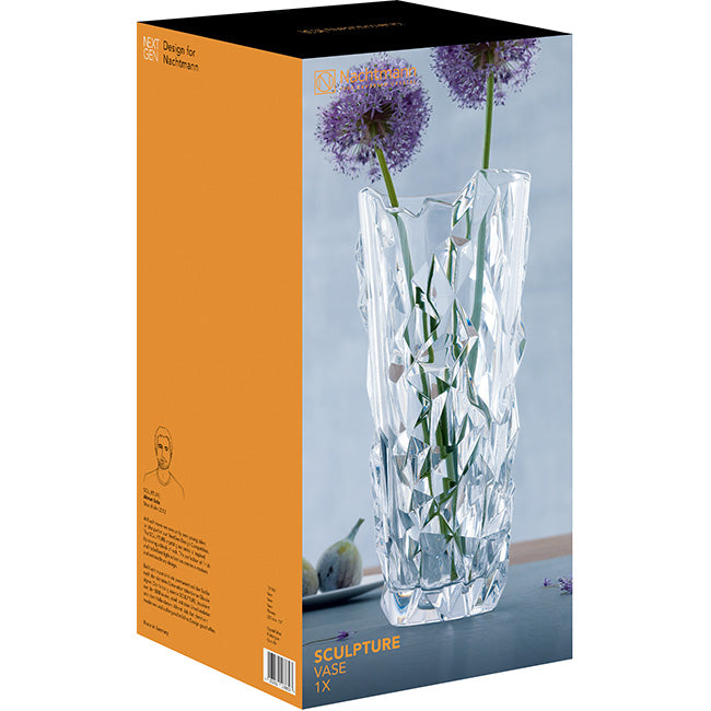 Nachtmann Sculpture Lead-Free Crystal Vase, 33cm