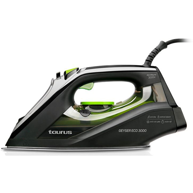 Taurus Geyser Eco 3000 Anodised Black Steam, Spray & Dry Iron