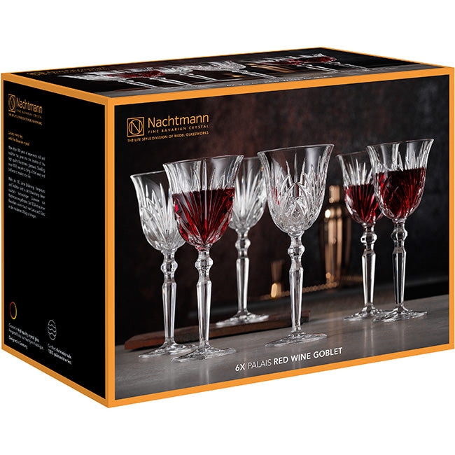 Nachtmann Palais Red Wine Glasses, Set Of 6