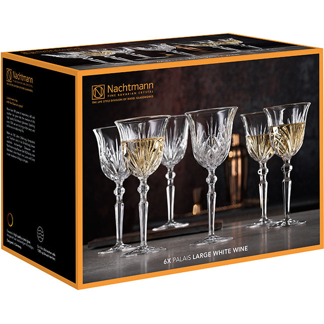Nachtmann Palais White Wine Glasses, Set Of 6