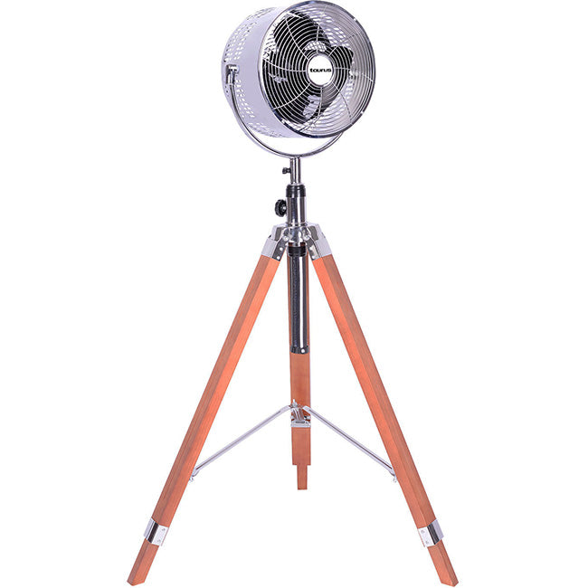 Taurus Retro Stainless Steel Pedestal Fan, 25cm