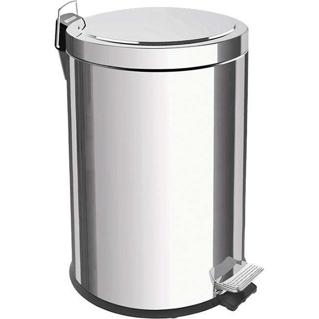 Tramontina Polished Stainless Steel Step Pedal Bin