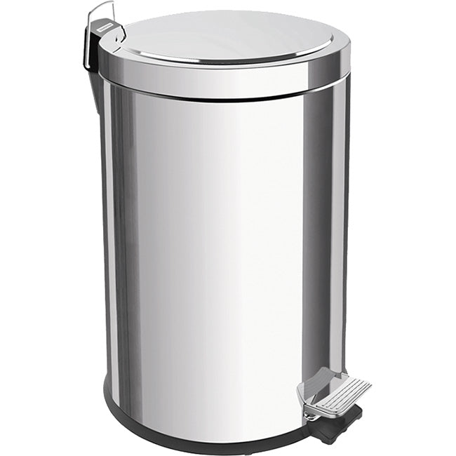 Tramontina Polished Stainless Steel Step Pedal Bin