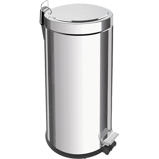 Tramontina Polished Stainless Steel Step Pedal Bin
