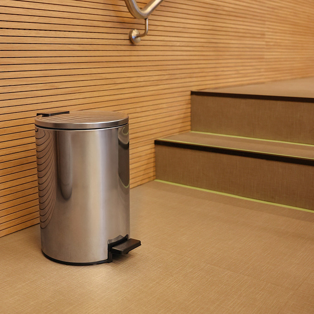 Tramontina Loop Polished Stainless Steel Step Pedal Bin