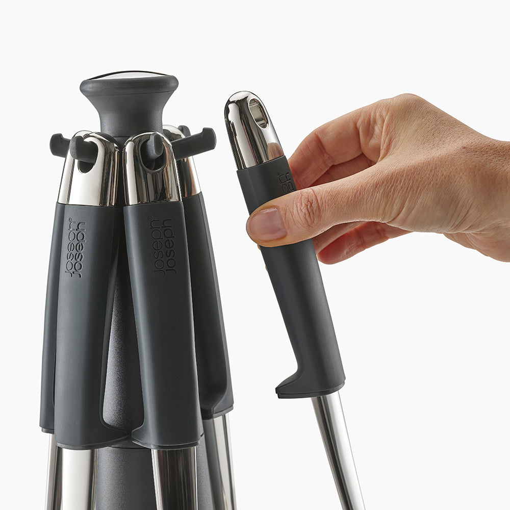 Joseph Joseph Elevate™ 6pc Steel Utensil Carousel Set