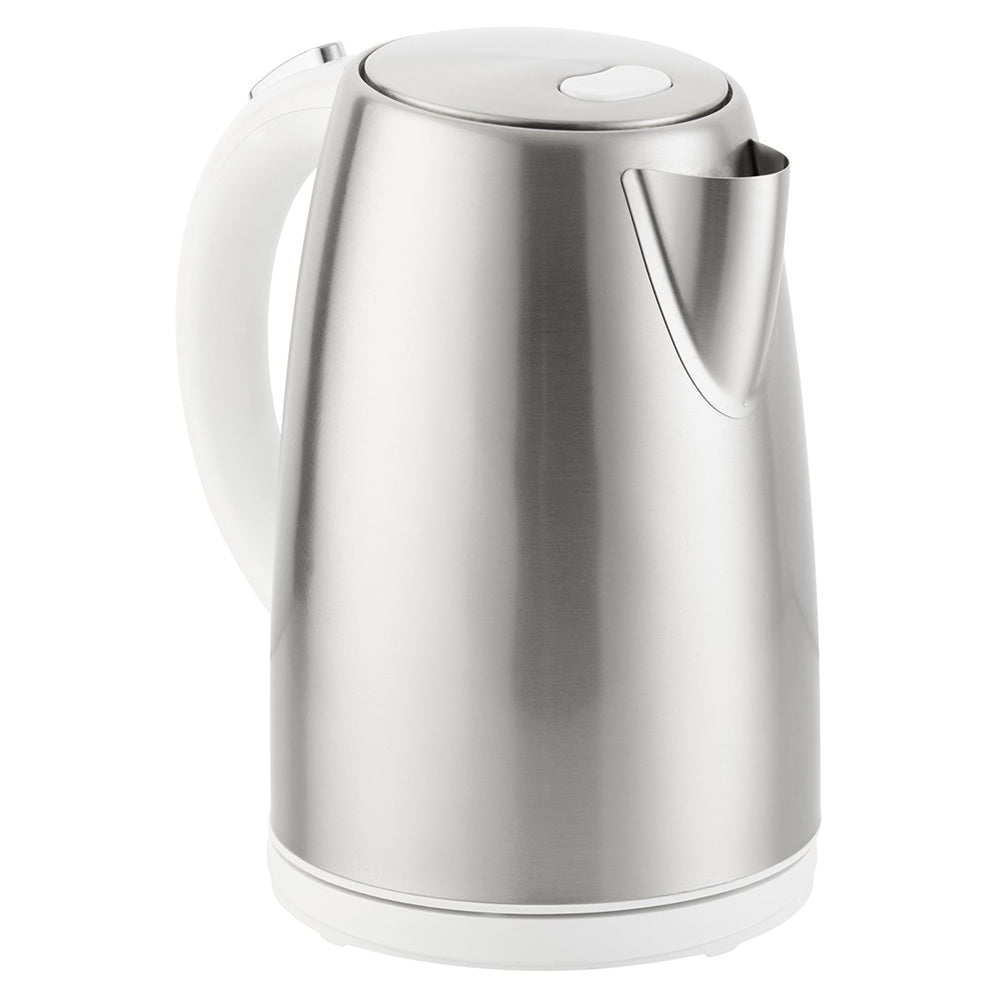 Taurus Arctic White 360° Stainless Steel Cordless Kettle, 1.7L