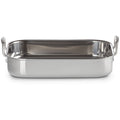 Le Creuset 3 Ply Stainless Steel Rectangular Roaster, 35cm