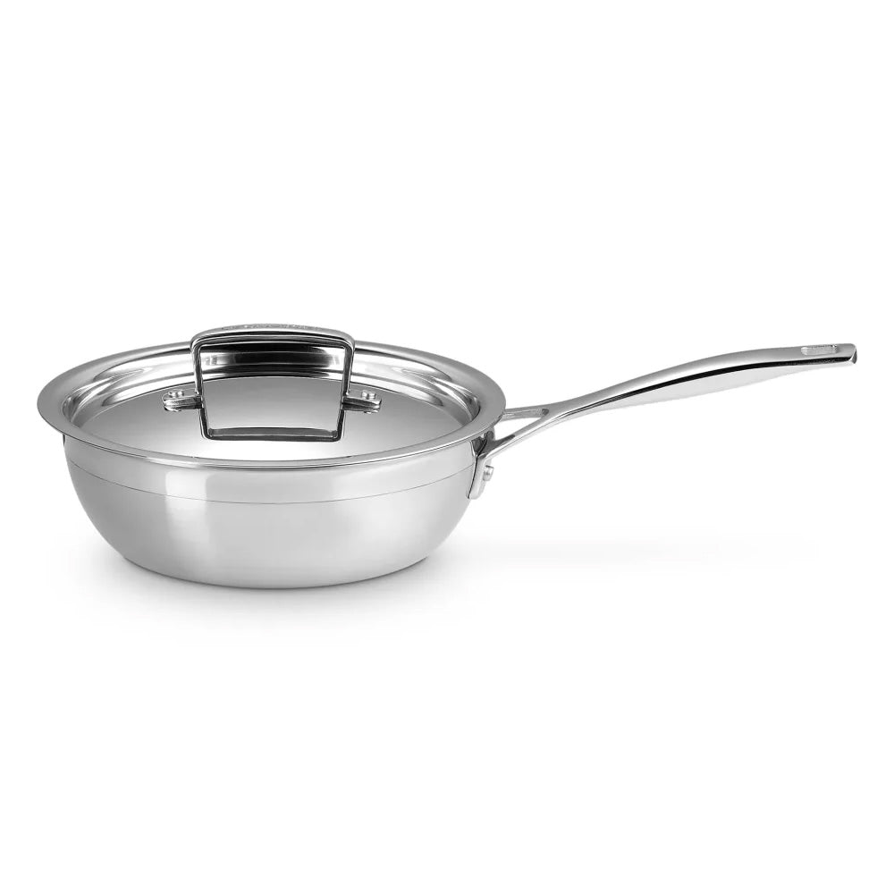 Le Creuset 3 Ply Non-Stick Stainless Steel Chefs Pan