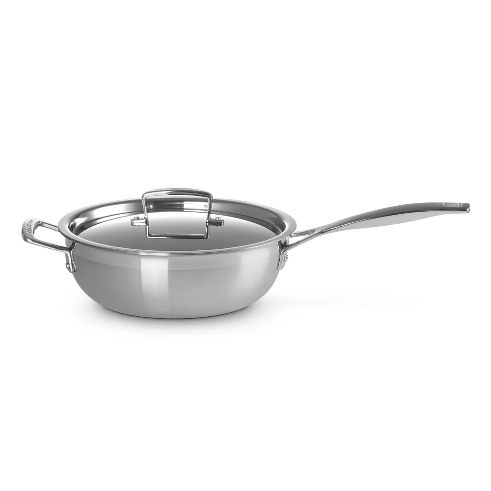 Le Creuset 3 Ply Non-Stick Stainless Steel Chefs Pan