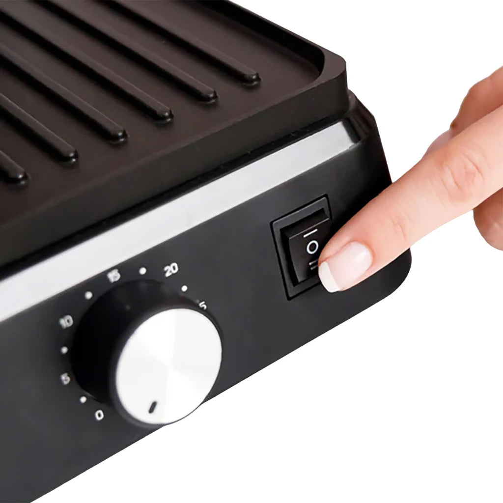 Taurus Non-Stick Panini Press with Adjustable Temperature