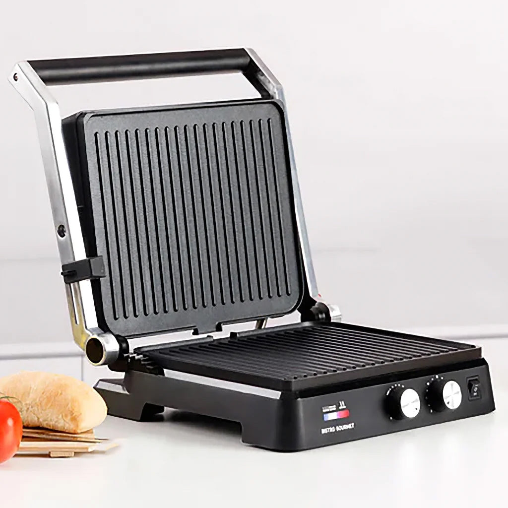 Taurus Non-Stick Panini Press with Adjustable Temperature