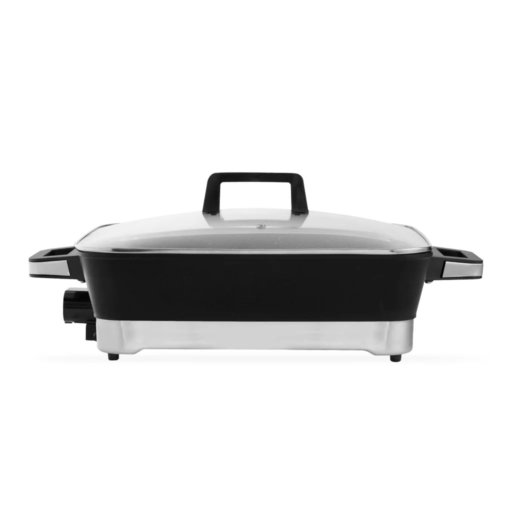 Taurus Electric Non-Stick Frying Pan with Glass Lid