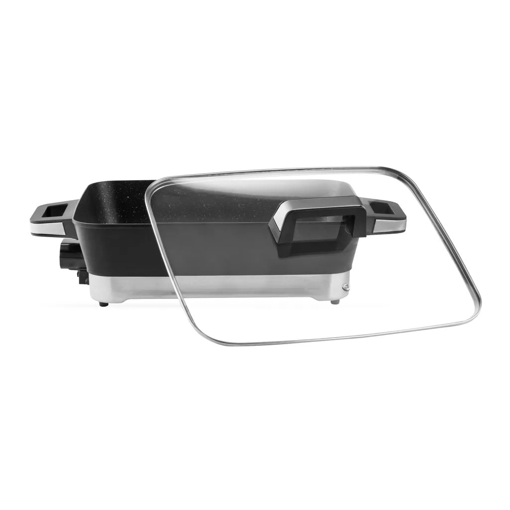 Taurus Electric Non-Stick Frying Pan with Glass Lid