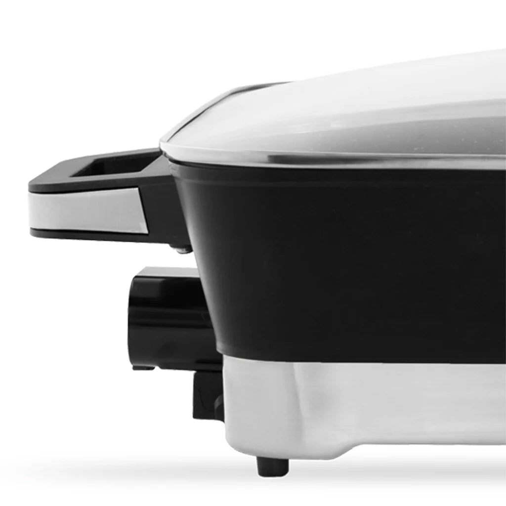 Taurus Electric Non-Stick Frying Pan with Glass Lid