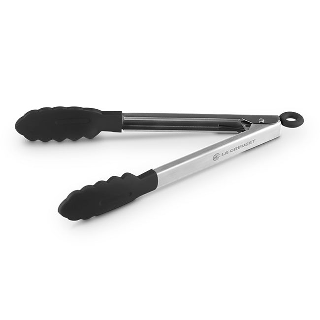 Le Creuset Silicone Edge Stainless Steel Tongs, 24cm