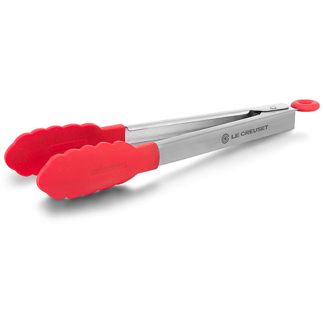 Le Creuset Silicone Edge Stainless Steel Tongs, 24cm