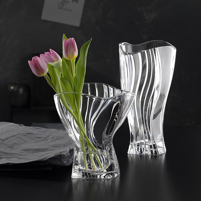 Nachtmann Curve Lead-Free Crystal Vase, 22cm