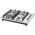 Cadac Stainless Steel 4 Burner Gas Hob
