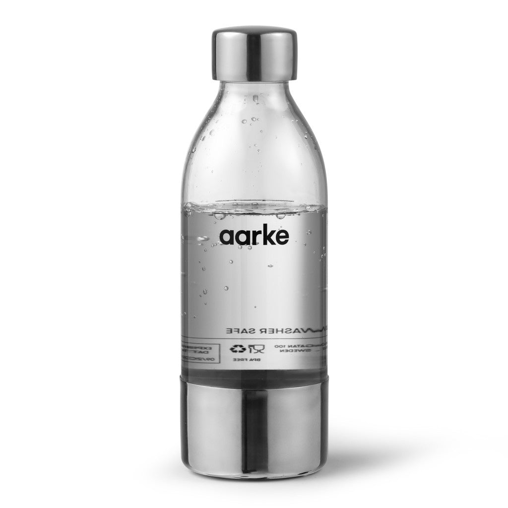 Aarke III Polished Steel PET Water Bottle, 450ml