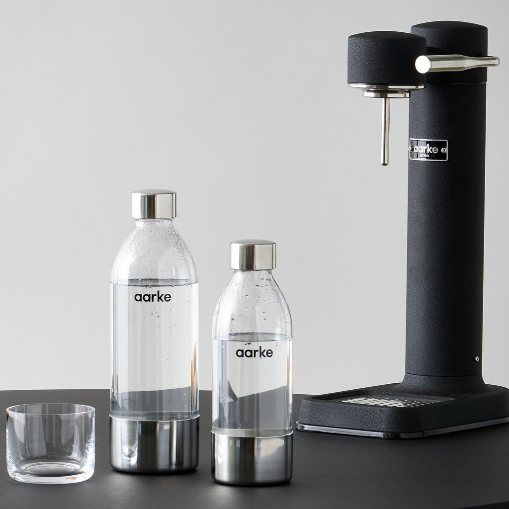 Aarke III Polished Steel PET Water Bottle, 450ml