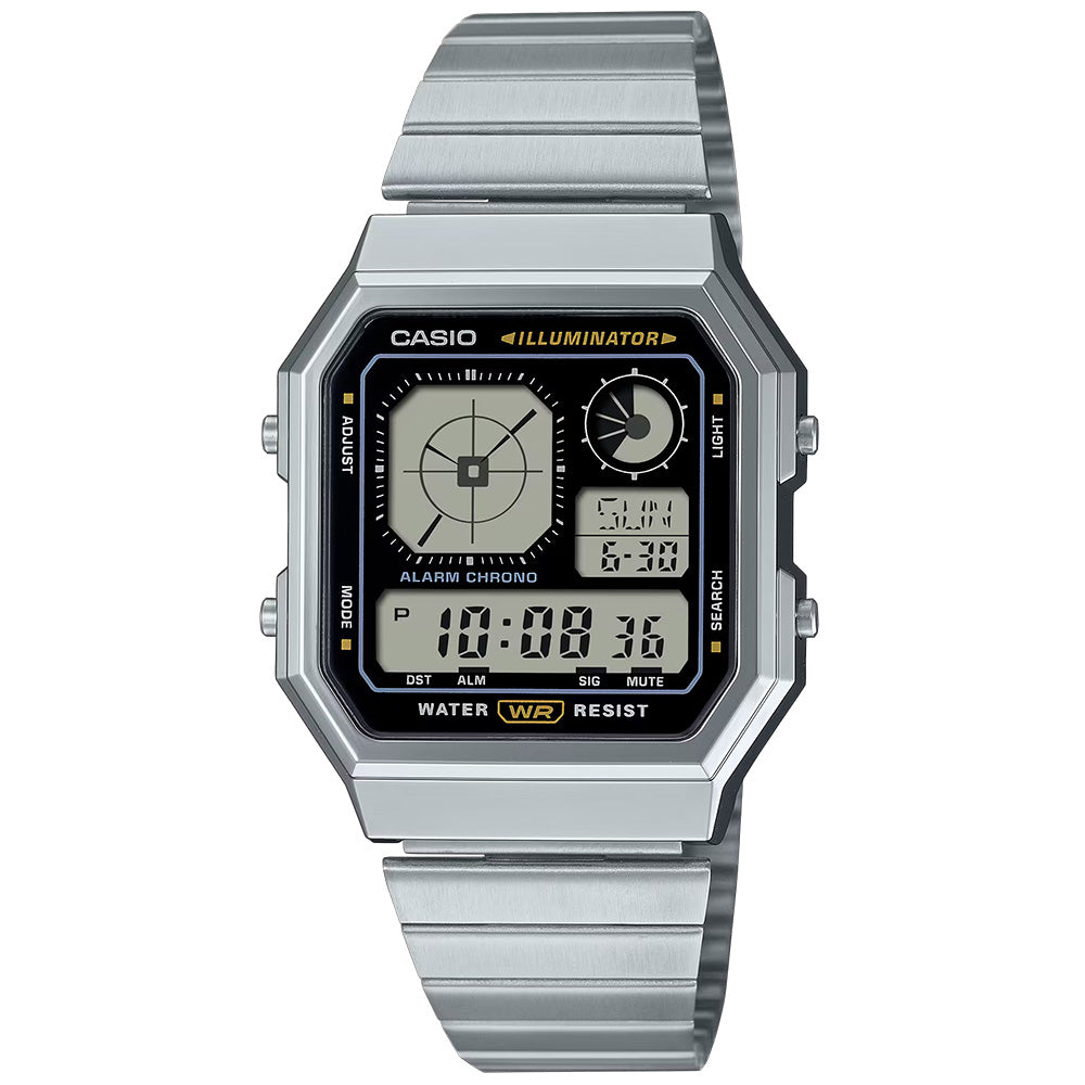 Casio Retro Digital Wrist Watch, A130WE