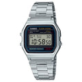 Casio Retro Unisex Silver Digital Wrist Watch, A158WA-1DF